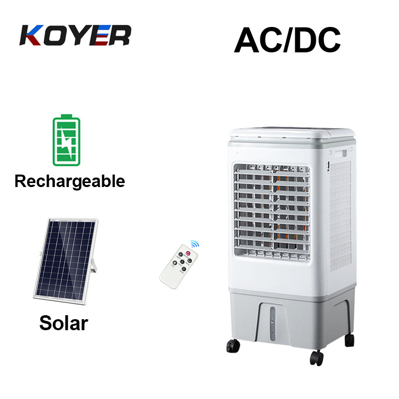 Genopladelig AC DC luftkøler blæser
